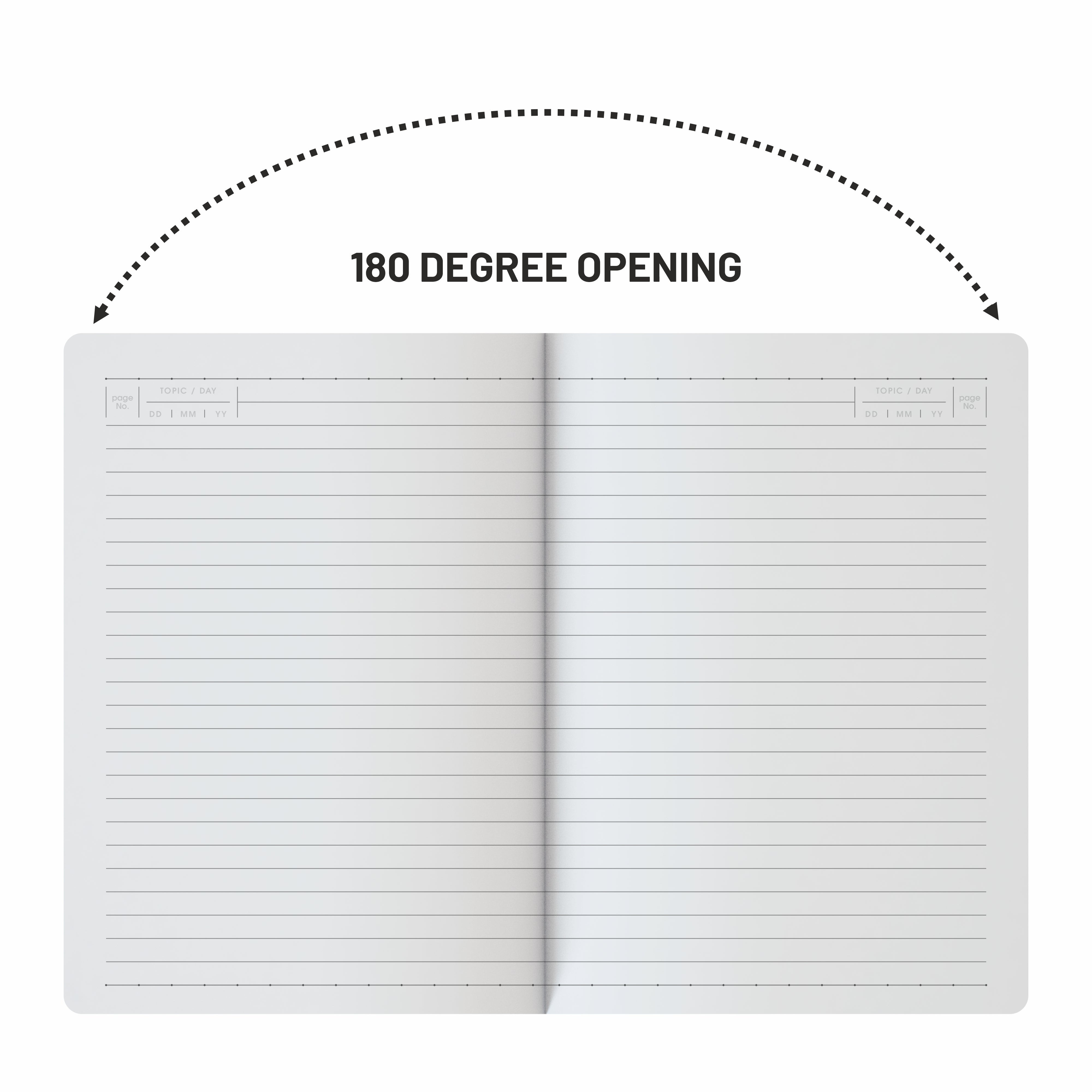 Anupam A5 Krud Notebook 192 Pages College Ruled Notebook 80 Gsm Paper Recycled Boards and Vibrant Colour Cover